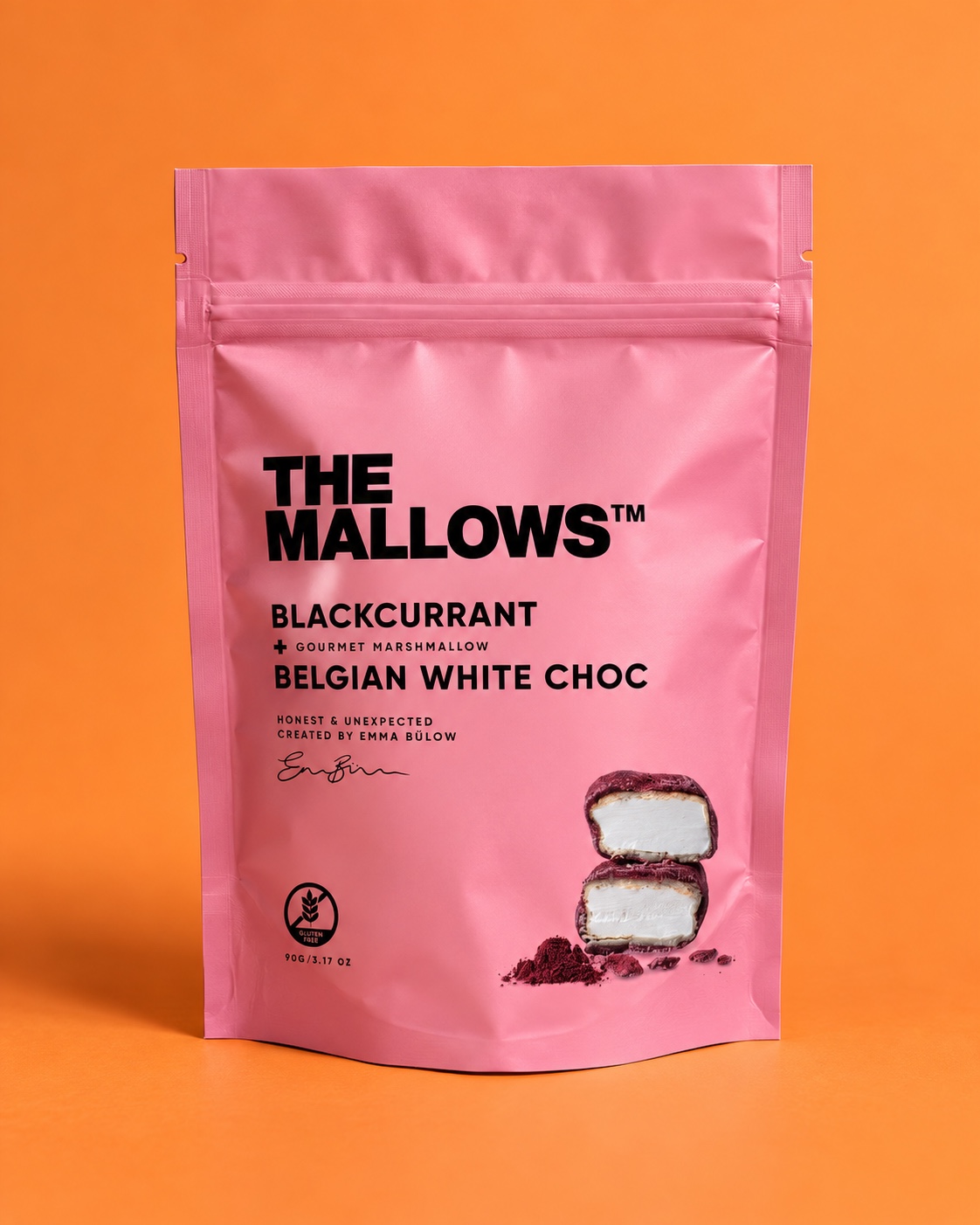 The Mallows Blackcurrant Belgian White Choc